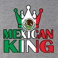 thumbnail image 5 of Wild Bobby Mexican King Latin Pride Men Premium Tri Blend Tee, Premium Heather, Large, 5 of 5