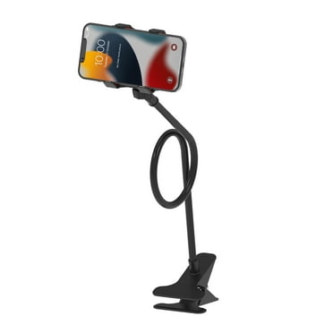 FlexiMount Clip-on Smartphone Grip - Flexible Gooseneck Smartphone Holder