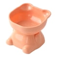 thumbnail image 3 of Tazón de comida para gatos , Tazón de comida para gatos y ancho, Plato de comida para gatos, Tazón de comida para gatos , Rosado, 3 of 8