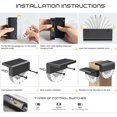 thumbnail image 5 of Solar Powered LED Outdoor Wall Light, 4 Pack Path Lights, Solar Color Changing LED Garden Fence Light, Wall Mounted Garden Path Lights, 5 of 5