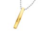 thumbnail image 2 of Collar pendiente Sunnimix Unisex Acero inoxidable Oro, 2 of 5