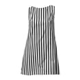 thumbnail image 6 of LEAVINGSUO Summer Dresses For Women Plus Size Fashion Casual Round Neck Comfortable Skirt Print Zipper Sleeveless Pocket Dress Black XXL, 6 of 6