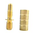 thumbnail image 3 of Quzzie Billiard Pool Cue Joint Pin Durable Copper Fittings Extension Screw Accessory Easy to Attach Reliable Build Suitable for Player Repair Pool Table Maintenance Style B, 3 of 8