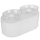thumbnail image 4 of Mascotas bebedor automático de plástico doble tazón Alimentación suministros de riego para gato perro, 4 of 8