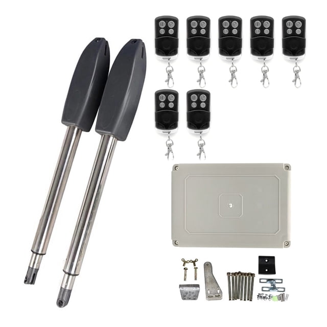 400KG Automatic Electric Swing Gate Opener Kit Pull Arm Drive Swing Door Operator Motor Actuator Multi Remote Control Optional For Driveway ,Ultra-Quiet Operation