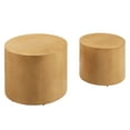 thumbnail image 6 of Amani Round Nesting Coffee Tables Set of 2 in Natural, 6 of 10