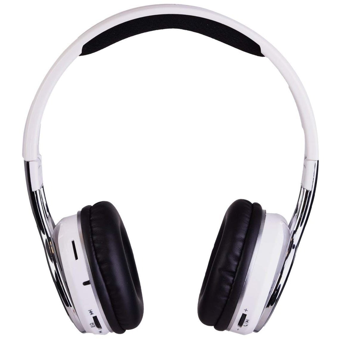 Contixo Kids Headphones, Wireless and Wired Headphones with Built-In Mic and SD Player, White