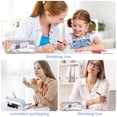 thumbnail image 7 of Rirool Mesh Pencil Case Large Capacity, Clear 2 Compartment Pencil Pouch with Zipper, Big Pen Organizer for School Supplies, Travel Makeup Bag for Girls Teens Adults Blue, 7 of 7