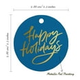 thumbnail image 6 of Inkdotpot Gold Foil Paper Hang Tags Happy Holiday Favor Tags 50 Pieces, 6 of 7
