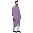 thumbnail image 3 of Atasi Indian Button Down Shirt Chinese Collar Long Kurta For Men Ethnic Kurtas, 3 of 4