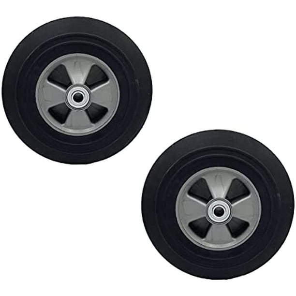 Rocky Mountain Goods Solid Rubber Hand Truck Wheel 10" 5/8” axle Size
