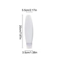 thumbnail image 3 of 150ml Silicone Travel Bottles, Leakproof Wide Mouth Refillable Containers for Shampoo & Lotion, TSA Approved Food-Grade Squeezable Toiletry Set, Portable Travel Storage, 7.87 Inch, 3 of 6