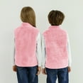 thumbnail image 4 of Yindaity Boys and Toddlers' Heavyweight Outerwear Puffer Vest Girls Vest(Pink,7-9 Years), 4 of 5