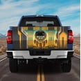 thumbnail image 3 of Bohemian Style Dreamcatcher Tailgate Wrap – Artistic Tribal Style Pattern Truck Tailgate Decal, Boho Aesthetic Vehicle Graphic, 3 of 7