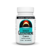 Source Naturals Reduced Glutathione Complex Orange Flavored 50 mg 100 Lozenges