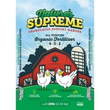 Herbrucks Poultry Ranch MP0020 25 lbs NatureS Supreme Lawn-Garden Food