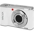 thumbnail image 3 of Minolta MNB5Z 56MP Dual Lens Point & Shoot Digital Camera with 5X Optical Zoom & 5K Ultra HD Video Bundle With 32GB Memory Card + Vlogger Tripod + Bag + 6Ave Cleaning Kit + More Accessories (White), 3 of 6