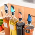 thumbnail image 4 of Oil Nozzle Oil Bottle Stopper, Olive Oil Spouts, Oil Vinegar Bottle Stopper, Automatic Opening Closing Oil Guide Nozzle Plastic Oil Bottle Cap Seasoning Bottle Pourer, 4 of 9