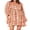 Brown, variant on LMLYSoH Women Mini Dress, Half Sleeve Lacing Flower Print Pleated Loose Summer Dress for Casual Daily