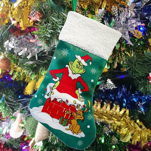 Calcetines navideños Calcetines multifuncionales para regalo de dulces Suministros decorativos para fiestas