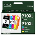 thumbnail image 1 of Cartuchos de tinta Anemec 910XL de repuesto para HP 910 XL, paquete de 4, 1 of 6