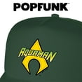 thumbnail image 4 of Aquaman Logo Foam Snapback Trucker Hat - Unisex for Men and Women, 4 of 5