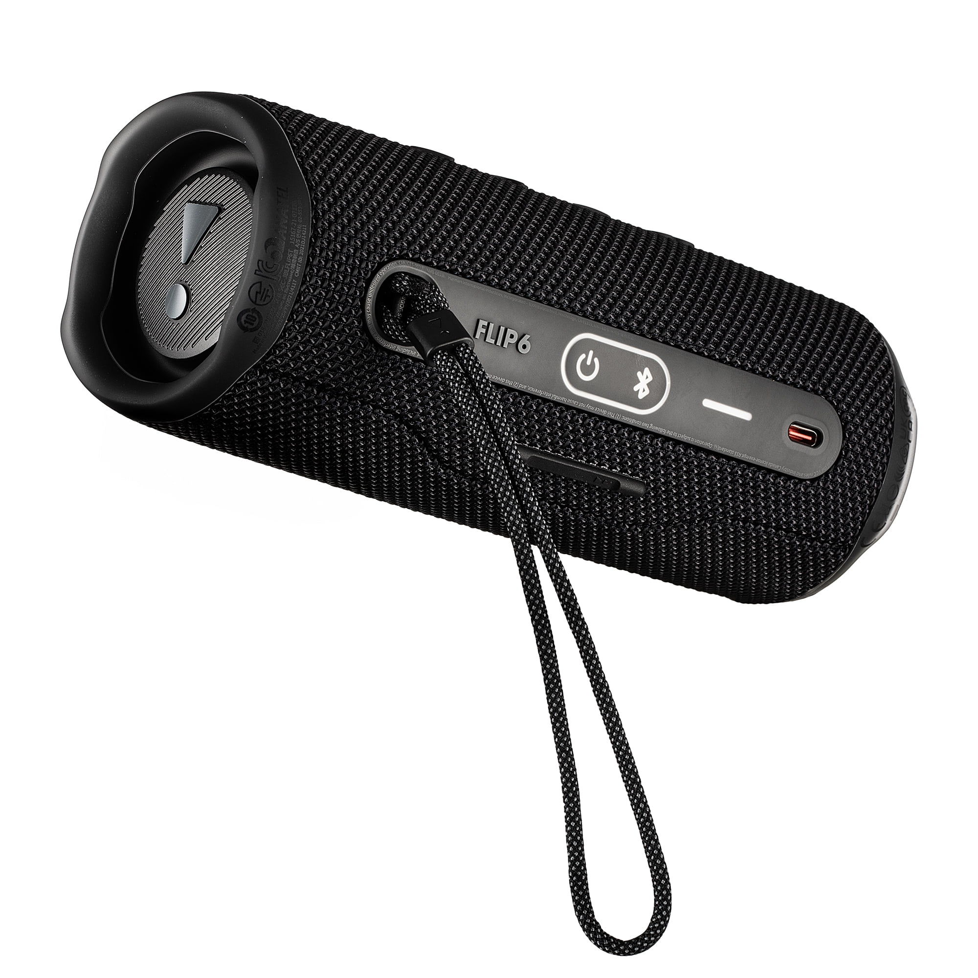 JBL Flip 6 Portable Bluetooth Speaker, IP67 Waterproof, Deep Bass, Black Bundle with Travel Case (International Model)