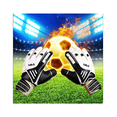 thumbnail image 2 of Guantes De Portero Fútbol Antideslizante Talla 9 Lab.G Blanco, Dorado, 2 of 5