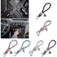 thumbnail image 5 of Llaveros de cristal negro para coche para mujer, correas de llavero con diamantes de imitación brillantes con dijes, accesorios para llavero, decoración para llaves de coche W, 5 of 5