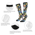 thumbnail image 3 of Sikiie Colored Glass Knee Socks, High Socks Long Stretchy Sock Women Knee High Stocking, Long Socks for Women, 3 of 6