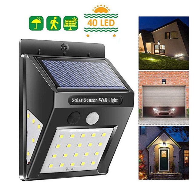 Outdoor Wall Light 30 LEDs Motion Sensor Light Wall Lamp for Garden Yard Decor