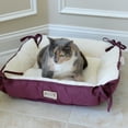 thumbnail image 6 of Armarkat Pet Bed, 16-Inch Square, Burgundy, C06HJH/MB, 6 of 6
