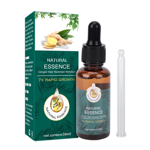 Jengibre GerminalOil Suero Crecimiento del cabello Fragancia suave Aplicación sin esfuerzo para barbero para mujer