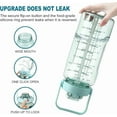 thumbnail image 4 of Half Gallon Water Bottle with Sleeve, 64OZ Motivational Water Bottle with Straw & Time Marker, BPA Free Leakproof Gym for Sport Workout, 4 of 9
