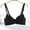 Black, variant on BXJX Bras for Women Plus Size Lace Push-up Thin Without Sponge Underwear Bralette Black Size 2XL