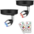 thumbnail image 1 of xianlin-Wireless Spotlight Battery Operated Spot Light Up Lights Indoor Mini Accent Lights Dimmable Art Lights LED Spotlights with Remote Stick on Anywhere Rotatable Wall Light, 1 of 4