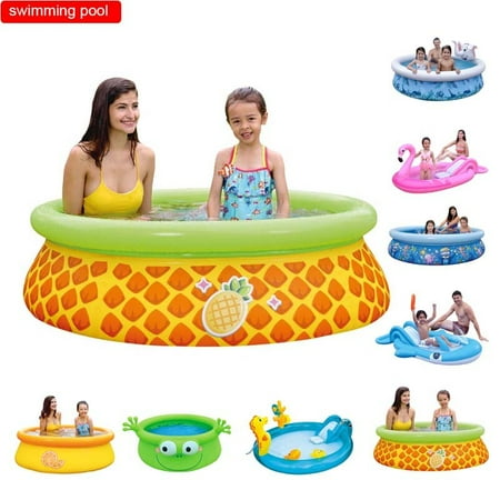 Playing Pool Children Inflatable Pool Family Swimming Pool Kids Bathtub