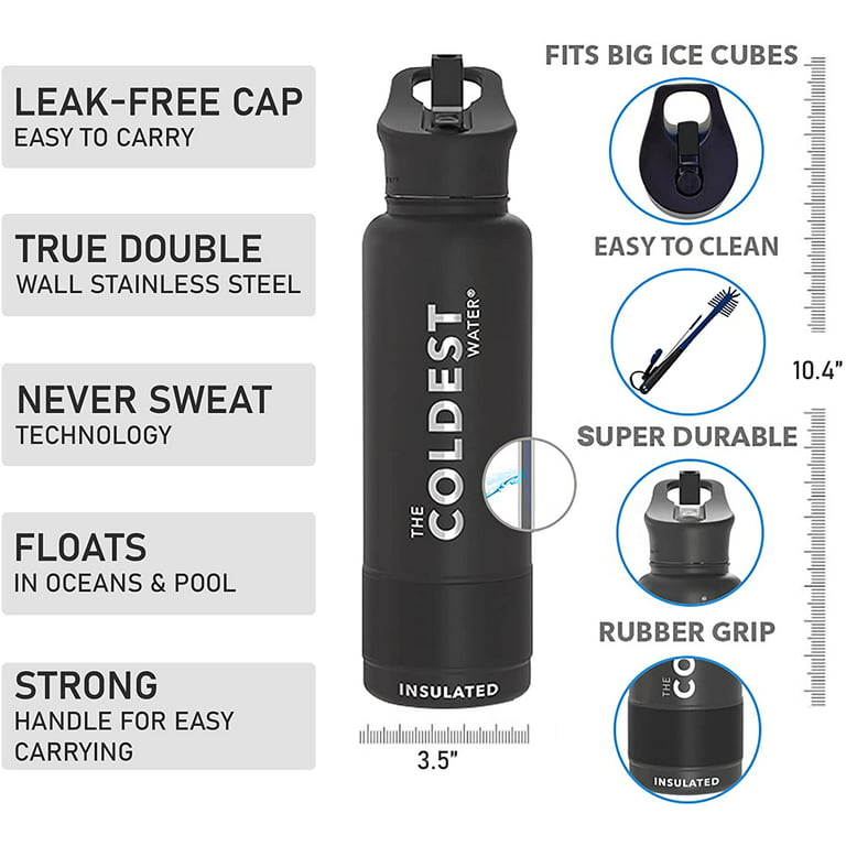 GOOD THINGS' Stainless Steel Water Bottle, 32 oz. — Sweat Soceity Fitness