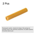 thumbnail image 3 of Troquel Resorte 14mm OD 80mm Largo 2 Piezas Espiral Estampado Ligera Carga Compresión Amarillo Unique Bargains, 3 of 5