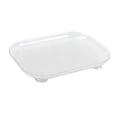 thumbnail image 3 of Organizador de plato giratorio transparente de acrílico desmontable con rotación de 360 grados, bandeja rectangular transparente para refrigerador de cocina, 26 x 35 cm, 3 of 14