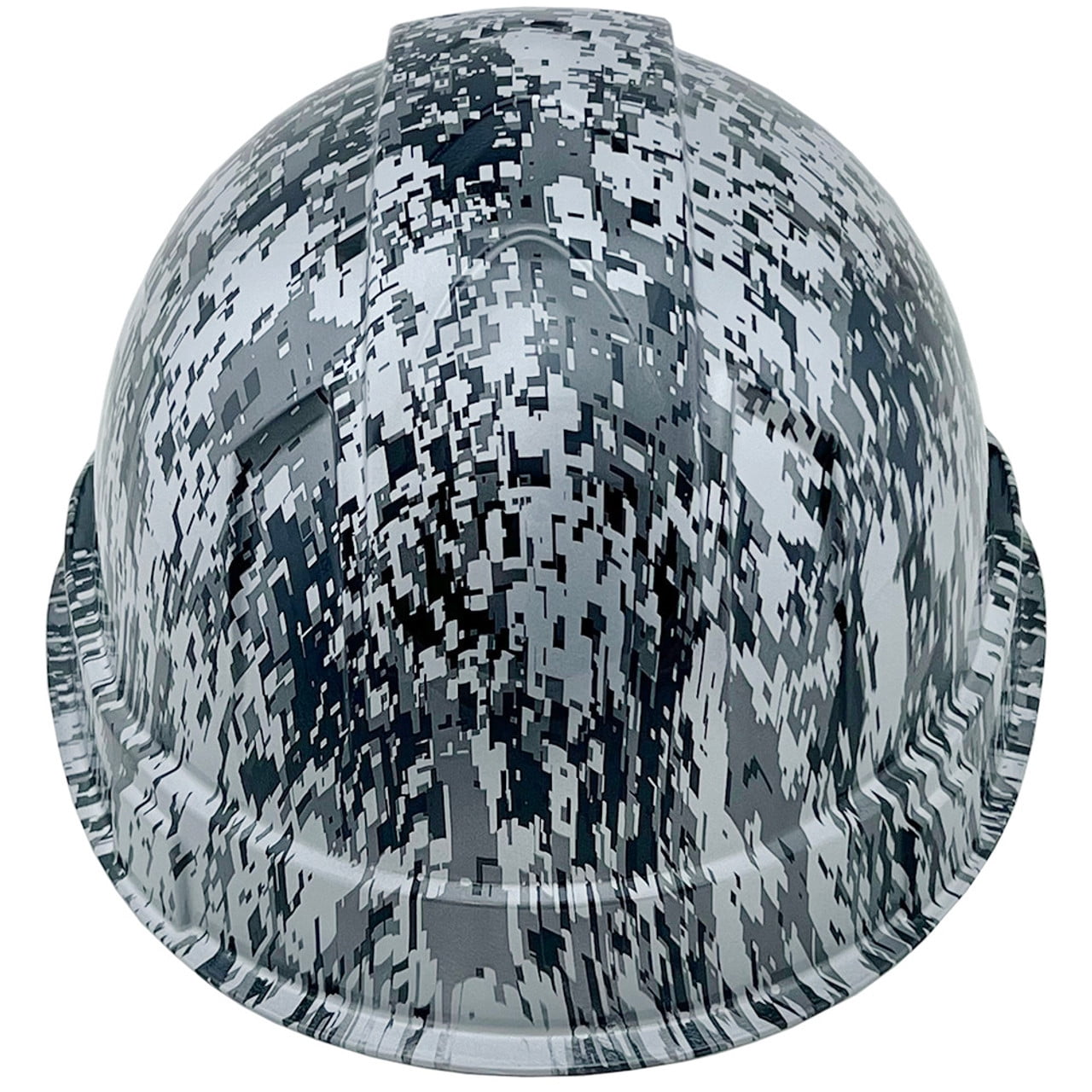 Digital Camo Hydro Dipped Hard Hats Cap Style with 4 Pt Ratchet Suspension