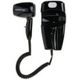 thumbnail image 4 of Jerdon 1600W Wall Mount Hair Dryer, 2 Speeds, 2 Heat Settings, LED Night Light, Black, Direct Wire-Model JWM8CBD, 4 of 6