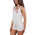 thumbnail image 3 of Women's Concepts Sport Cream Texas Rangers Gardner Hacci Knit Romper, 3 of 6