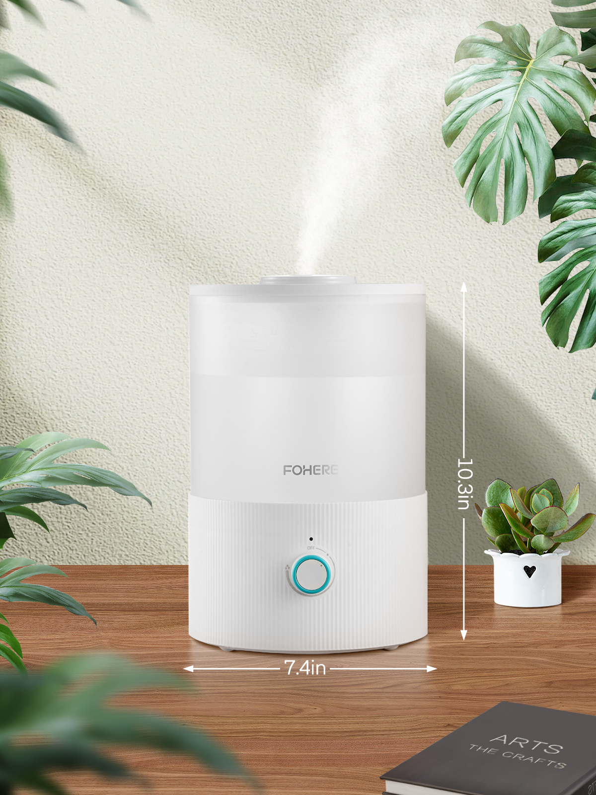 FOHERE 3.2L Top Fill Cool Mist Humidifier photo 8