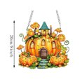thumbnail image 3 of Dmlowu Pearl Art Kits for Adults, 8in Thanksgiving Hanging DIY Diamond Art Kits, Handmade Fall Decorations for Home Wall Window Door, 3 of 7