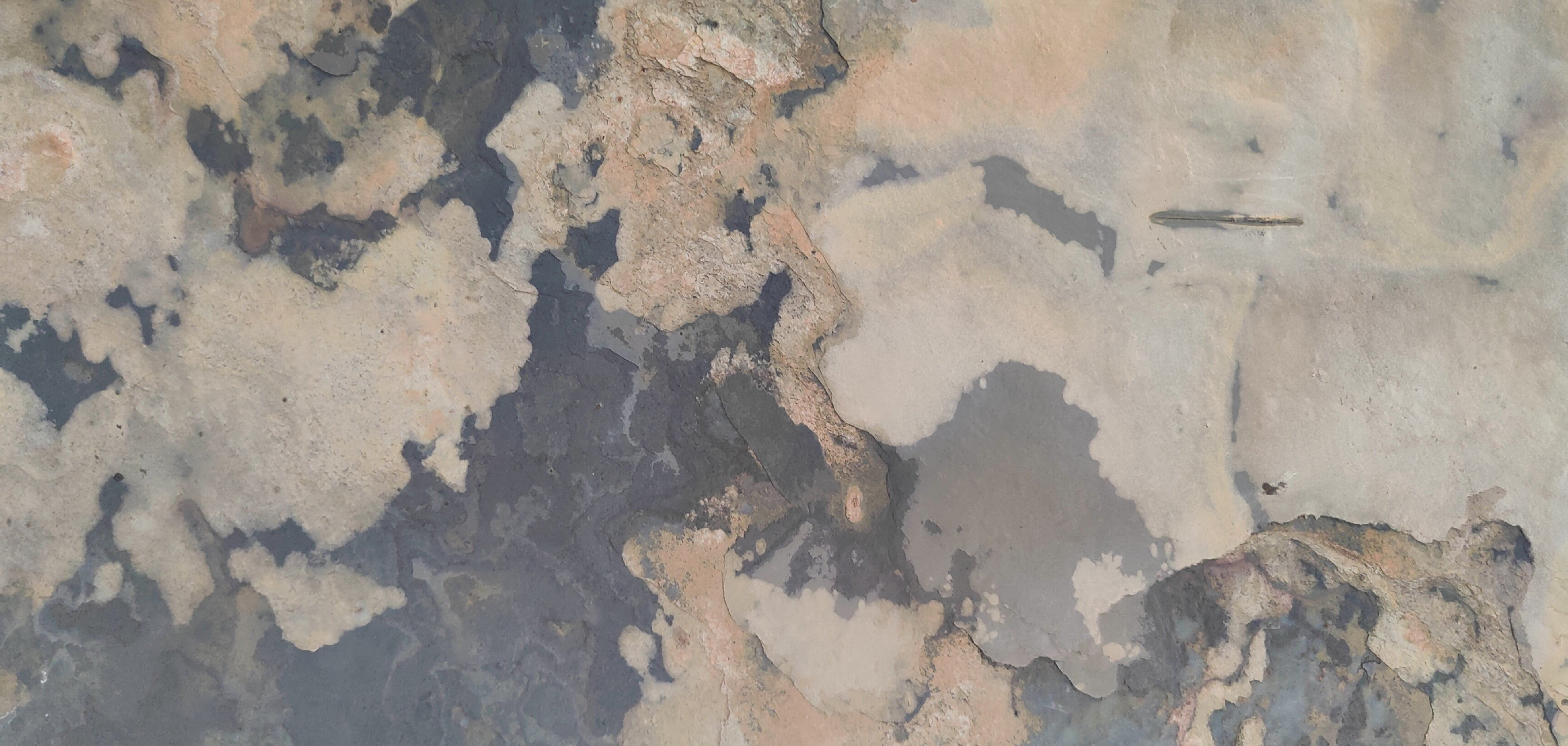 Dundee Deco Veneer Wall Panels, Peel and Stick DIY Slate Stone Finish Tiles for Wall or Backsplash, Made with Real Stone in Autumnus Rustic, SAMPLE 6" x 6"