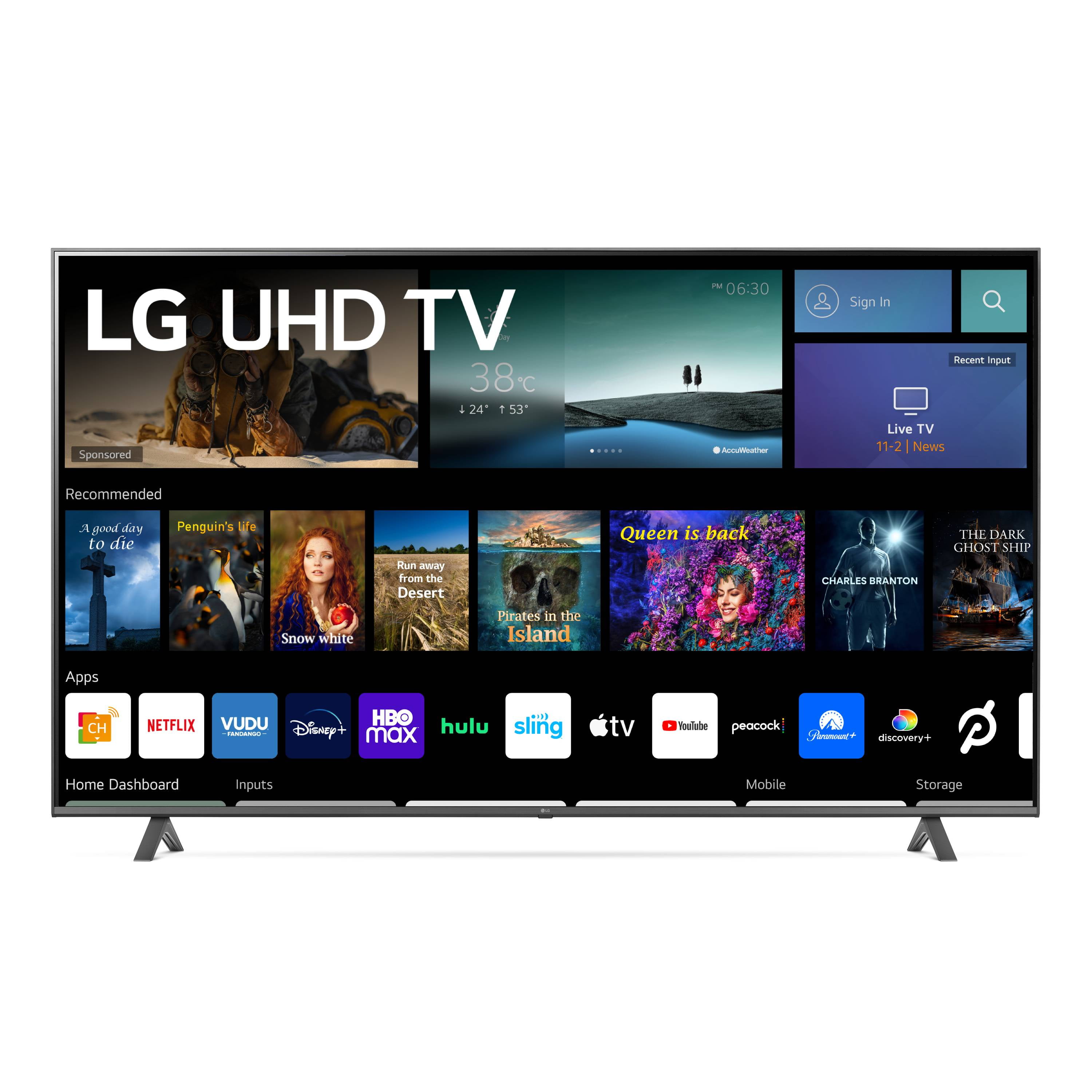 Lg 75 Class 4k Uhd 2160p Webos Smart Tv 75uq7070zud