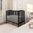 thumbnail image 4 of Dream On Me Full Size 2-in-1 Folding Stationary Side Crib, Locking Wheels, Black, 4 of 10