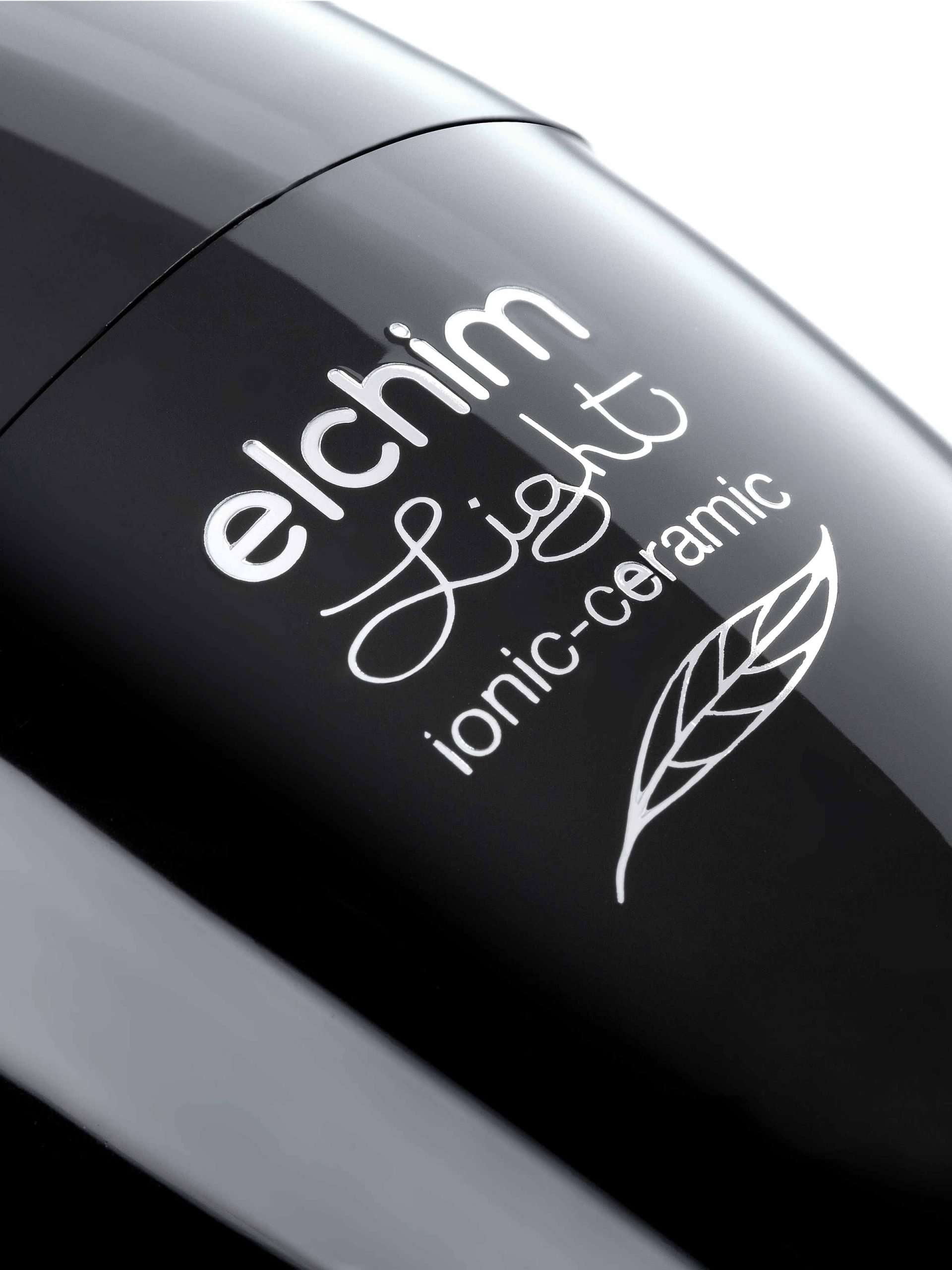 Elchim 3900 Light Ionic Hair Dryer, Black