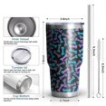 thumbnail image 6 of 30oz Dog Bones Tumblers Stainless Steel Tumbler with Lid and Straw,Vacuum Insulated Double Wall Travel Tumbler Cups Mug with Cleaning Brush for Coffee,Tea, 6 of 7